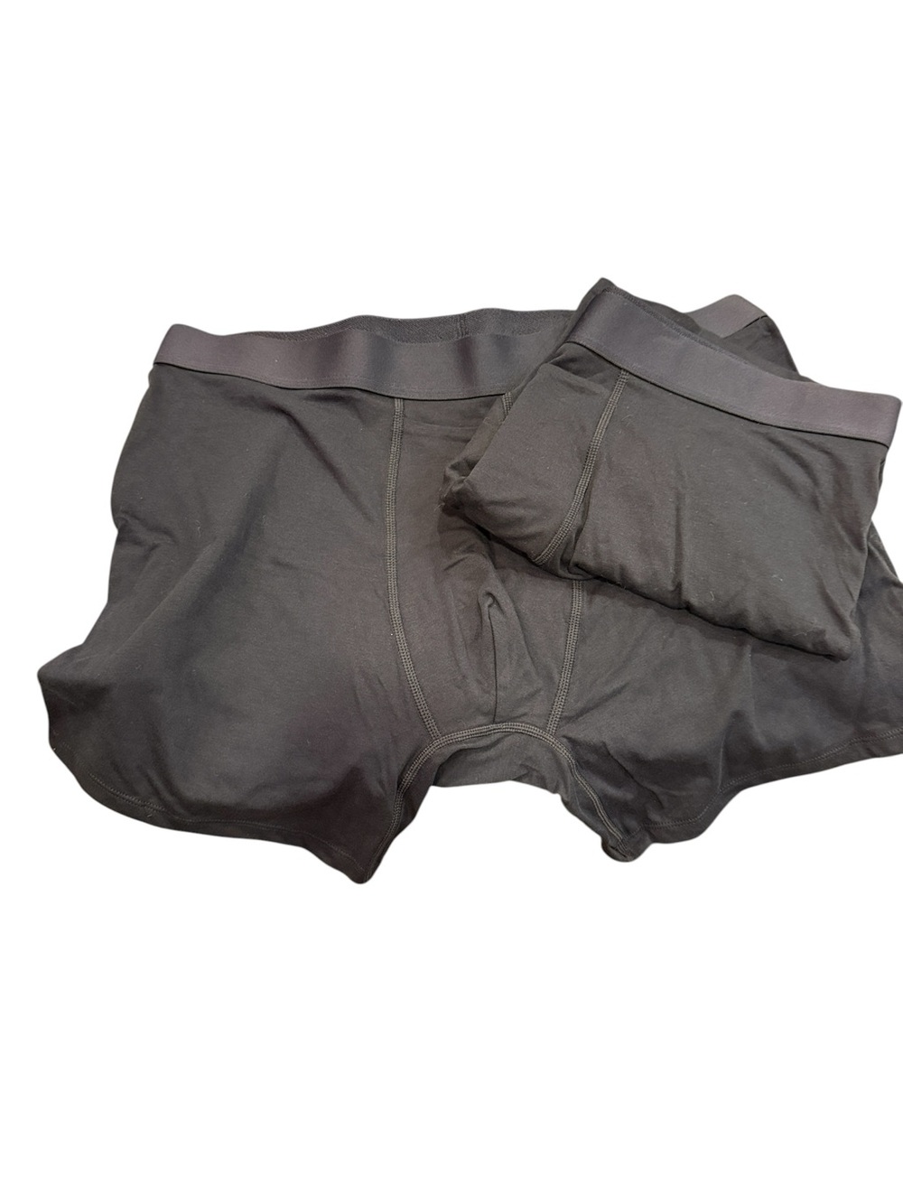 Quince Navy Blue Men's Organic Cotton Stretch Boxer Briefs - 2 Pack Sz L